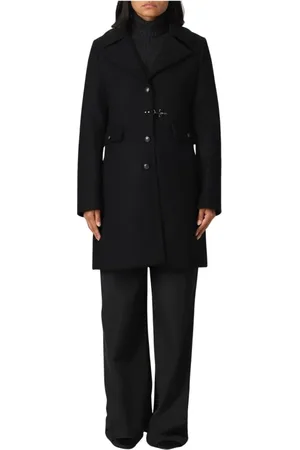 FAY Mujer, Abrigos, Negro, Talla: M