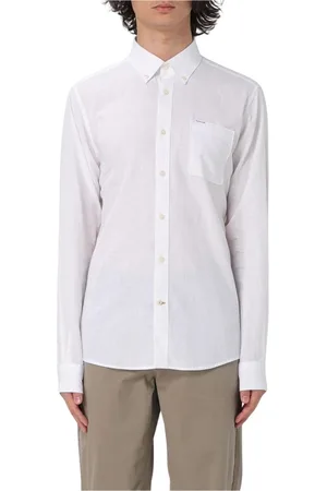 Barbour Hombre, Camisas, Blanco, Talla: M