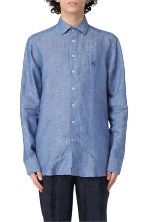 Etro Hombre, Camisas, Azul, Talla: 4XL