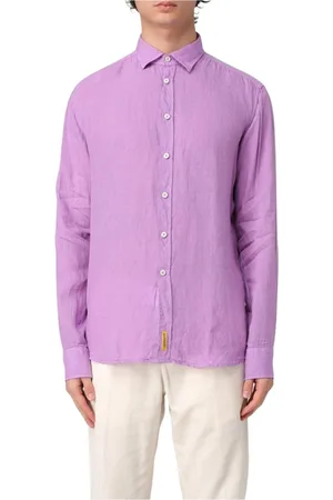 B.D.BAGGIES Hombre, Camisas, Púrpura, Talla: S