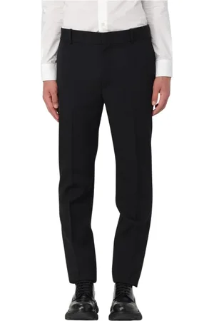 Alexander McQueen Hombre, Pantalones, Negro, Talla: L
