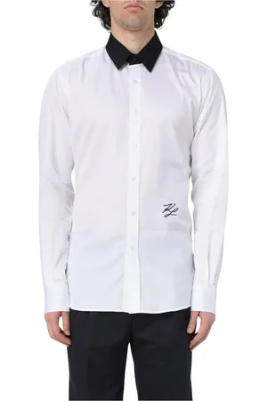 Karl Lagerfeld Hombre, Camisas, Blanco, Talla: 3XL