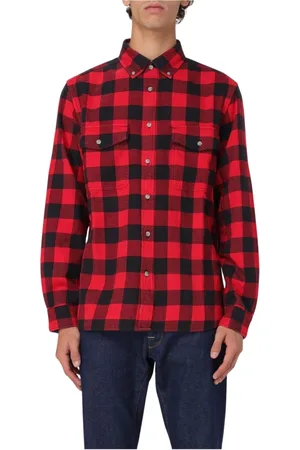 Woolrich Hombre, Camisas, Rojo, Talla: M