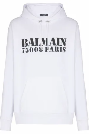 Balmain Hombre, Sudaderas, Blanco, Talla: 3XL