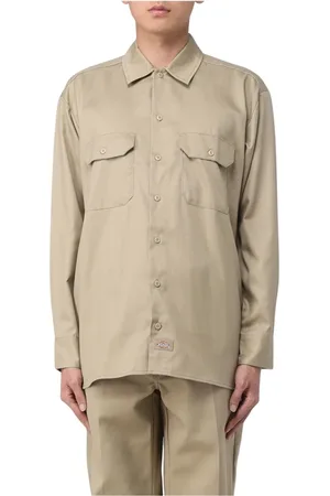 Dickies Hombre, Camisas, Verde, Talla: L