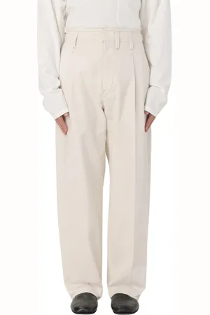 LEMAIRE Hombre, Pantalones, Blanco, Talla: S