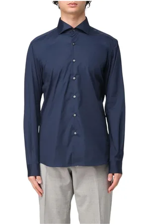 FAY Hombre, Camisas, Azul, Talla: 3XL