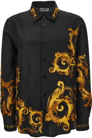 VERSACE Hombre, Camisas, Negro, Talla: M