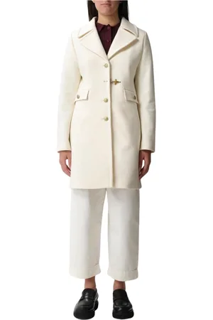FAY Mujer, Abrigos, Blanco, Talla: M