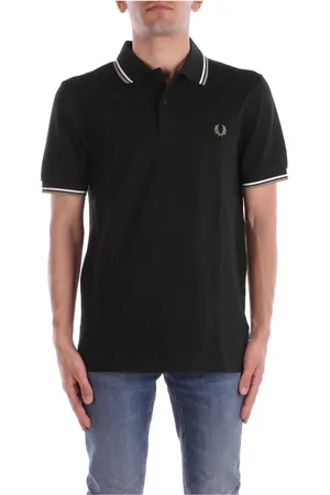 Fred Perry Hombre, Camisetas, Verde, Talla: S