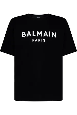 Balmain Hombre, Camisetas, Negro, Talla: S