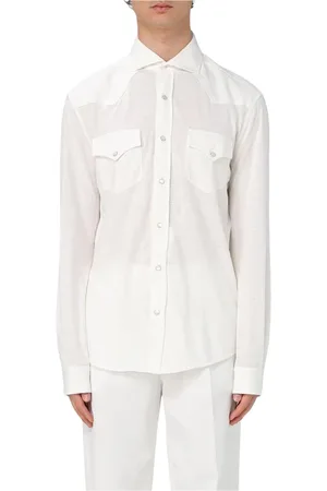 Brunello Cucinelli Hombre, Camisas, Blanco, Talla: L