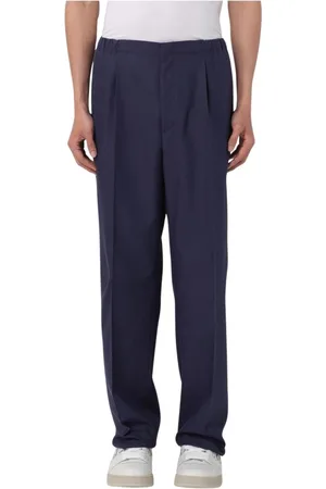 Fendi Hombre, Pantalones, Azul, Talla: M