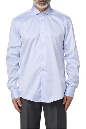 Brian Dales Hombre, Camisas, Azul, Talla: M
