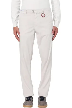 sartoria tramarossa Hombre, Pantalones, Blanco, Talla: W34