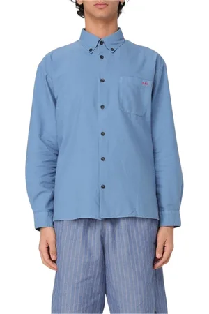 A.P.C. Hombre, Camisas, Azul, Talla: M