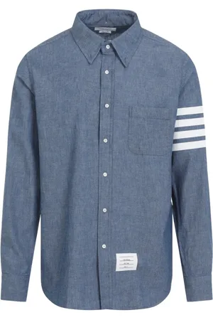 Thom Browne Hombre, Camisas, Azul, Talla: M