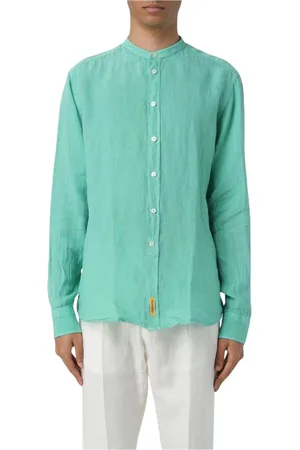 B.D.BAGGIES Hombre, Camisas, Verde, Talla: L
