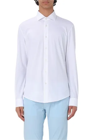 Brian Dales Hombre, Camisas, Blanco, Talla: L