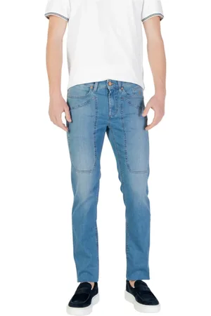 Jeckerson Hombre, Vaqueros, Azul, Talla: W35
