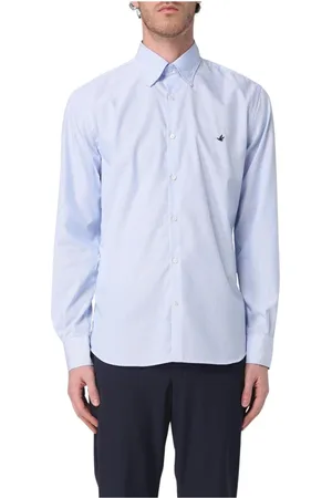 BROOKSFIELD Hombre, Camisas, Azul, Talla: M