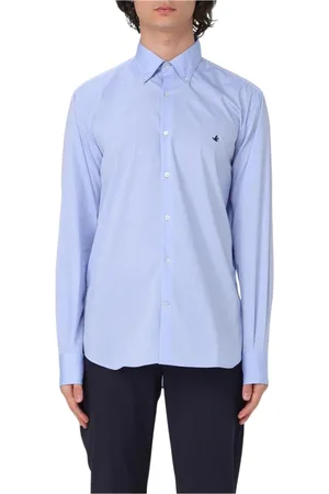 BROOKSFIELD Hombre, Camisas, Azul, Talla: M