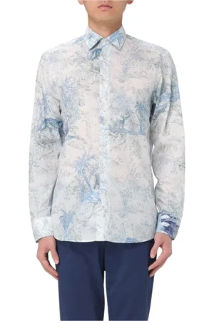 Etro Hombre, Camisas, Azul, Talla: 2XL