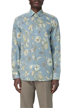 Etro Hombre, Camisas, Azul, Talla: M