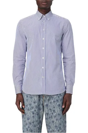 Etro Hombre, Camisas, Azul, Talla: S