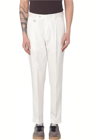 Paolo Pecora Hombre, Pantalones, Blanco, Talla: S