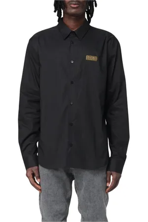 VERSACE Hombre, Camisas, Negro, Talla: L