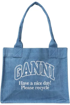 Ganni Mujer, Bolsos, Azul, Talla: ONE Size