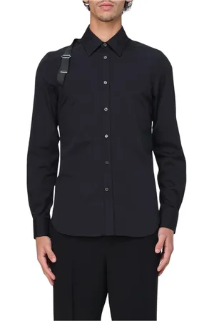 Alexander McQueen Hombre, Camisas, Negro, Talla: XL