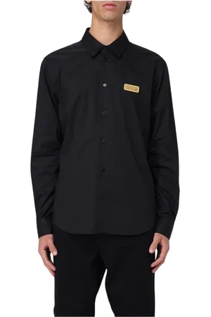 VERSACE Hombre, Camisas, Negro, Talla: XL