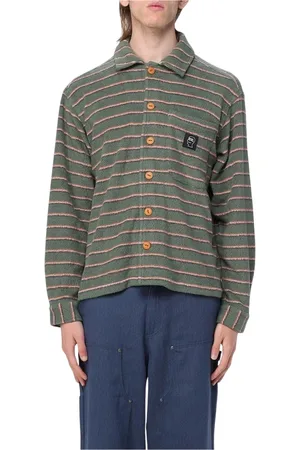 Brain Dead Hombre, Camisas, Verde, Talla: L