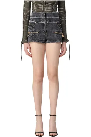 Balmain Mujer, Pantalones cortos, Negro, Talla: L