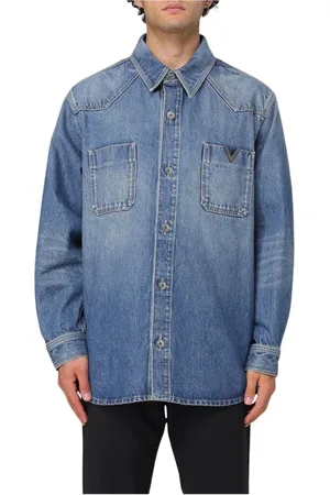 VALENTINO Hombre, Camisas, Azul, Talla: S