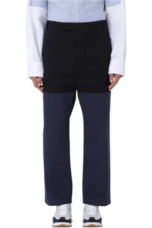 Thom Browne Hombre, Pantalones, Azul, Talla: L