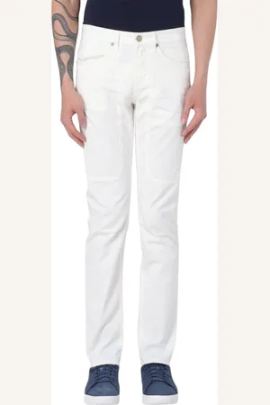 Jeckerson Hombre, Pantalones, Blanco, Talla: W28