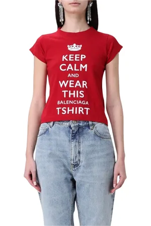 Balenciaga Mujer, Camisetas, Rojo, Talla: S