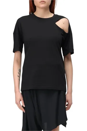 FEDERICA TOSI Mujer, Camisetas, Negro, Talla: XS