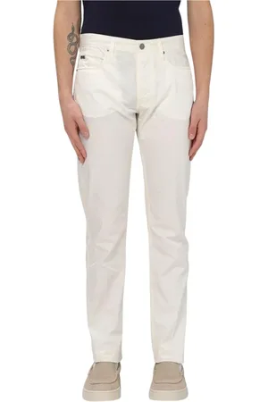 Emporio Armani Hombre, Vaqueros, Blanco, Talla: W34