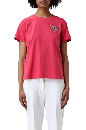 Pinko Mujer, Camisetas, Rojo, Talla: XL