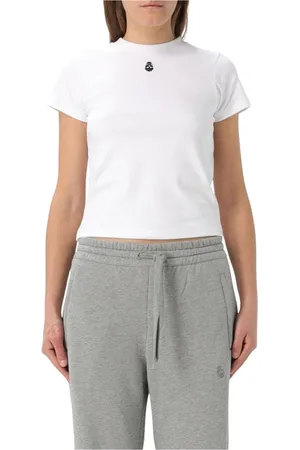 Alexander McQueen Mujer, Camisetas, Blanco, Talla: S