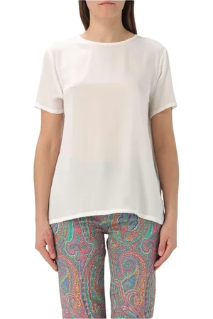 Etro Mujer, Camisetas, Blanco, Talla: M