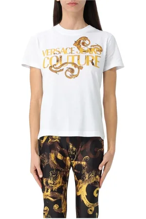 VERSACE Mujer, Camisetas, Blanco, Talla: 2XS