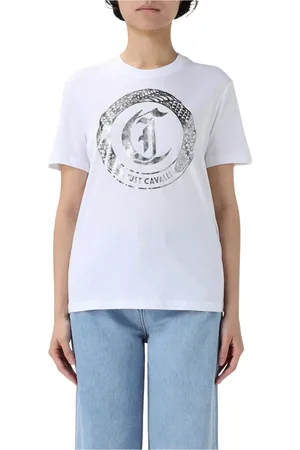 Roberto Cavalli Mujer, Camisetas, Blanco, Talla: S