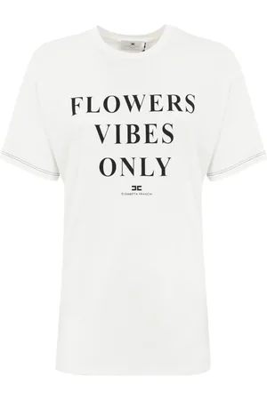 Elisabetta Franchi Mujer, Camisetas, Blanco, Talla: L