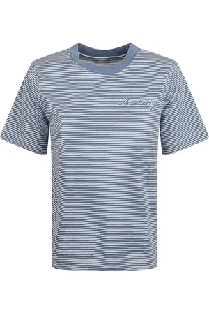 Burberry Mujer, Camisetas, Azul, Talla: L