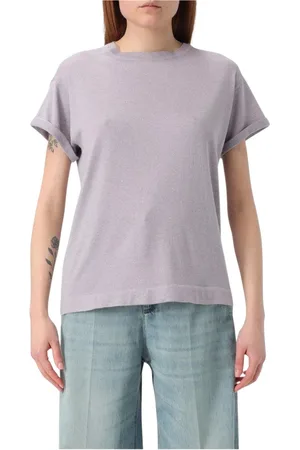 Brunello Cucinelli Mujer, Camisetas, Púrpura, Talla: M